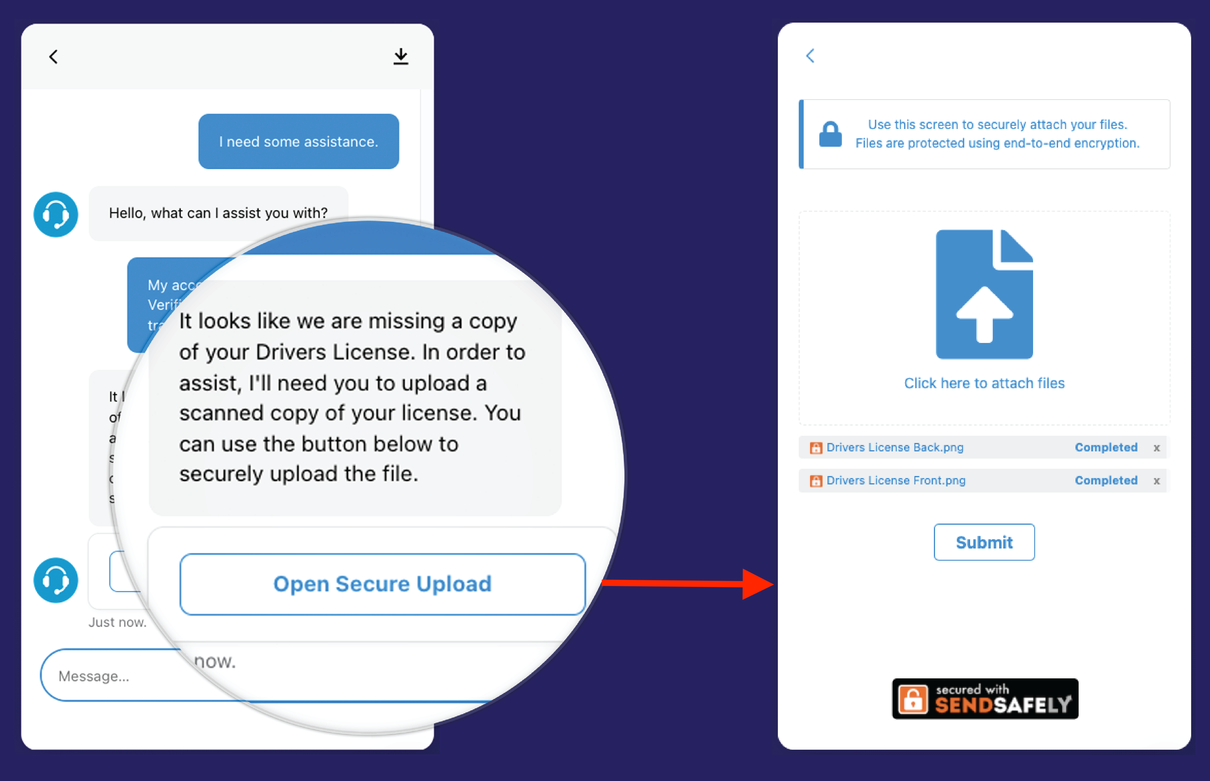 SendSafely for Intercom
